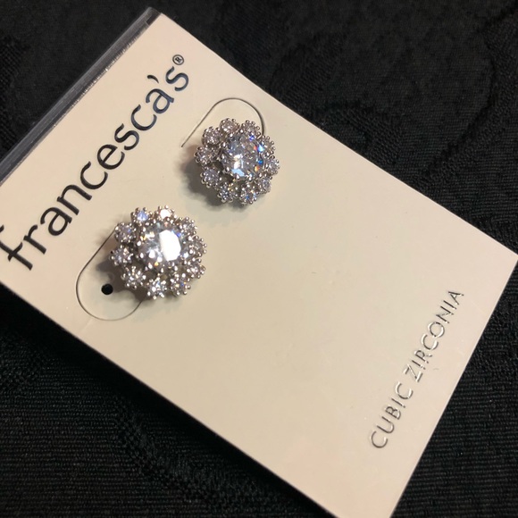 Francesca's Collections Jewelry - 🆕 Francesca’s stud CZ earrings NWT